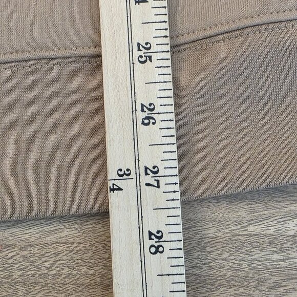 Mondetta Collared Pullover Womens XL Tan Fleece Lined Recycled Fabric Sweater - Picture 14 of 16